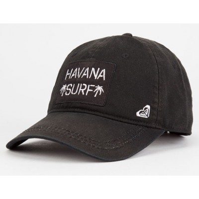 ROXY 's Havana Surf Black Cap Hat $25 Strapback  eb-14421629
